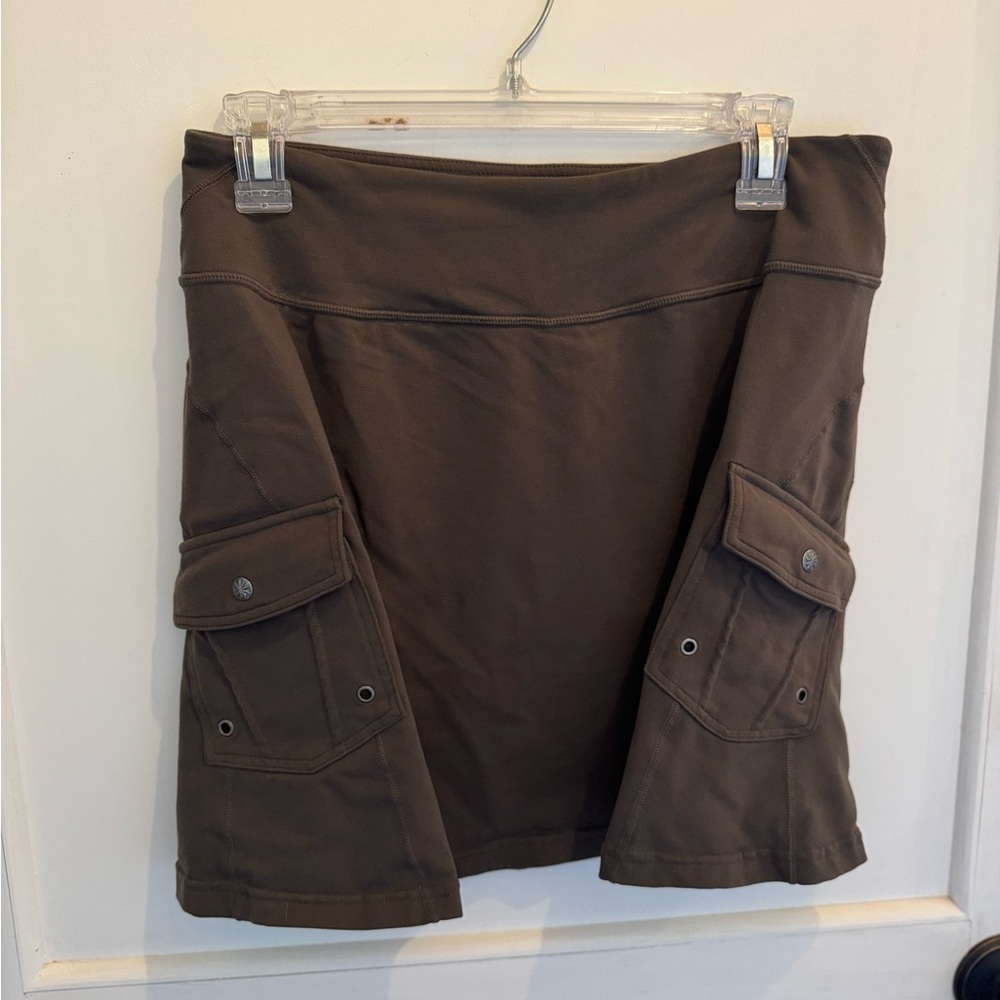 Athleta Gray-Brown Mini Skirt